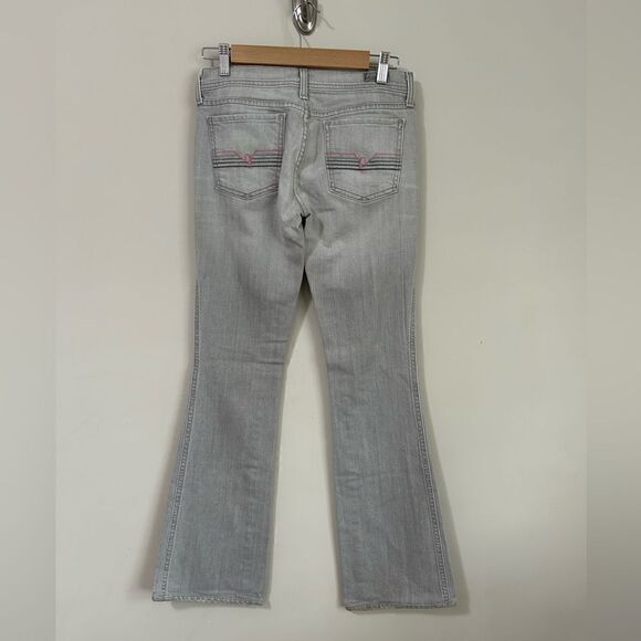 Citizens Of Humajity Concord Ingrid Flare Jeans in Gray - Picture 6 of 9